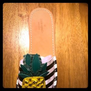 Kate Spade Pineapple sandals size 9 1/2